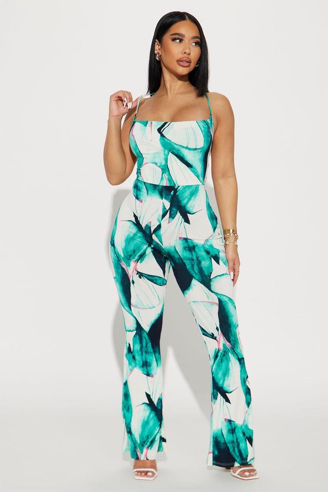 Costa Rica Jumpsuit - Green/combo Product Image