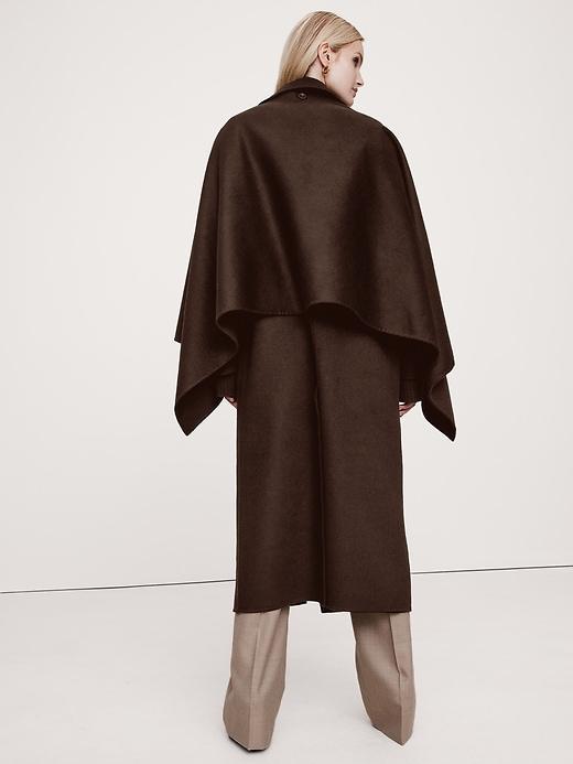 Oversized Double-Faced Scarf Coat Product Image