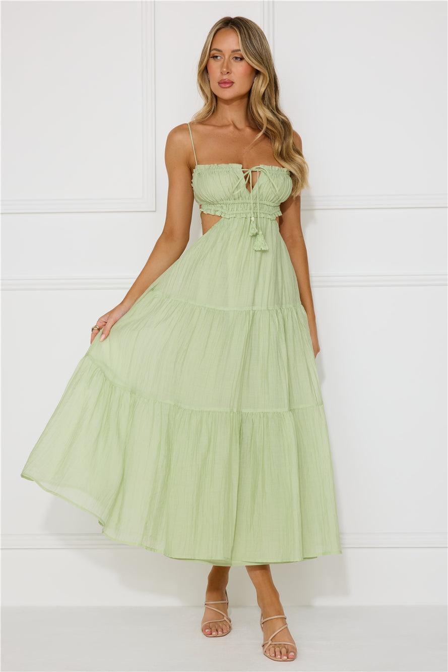 Magical Moments Maxi Dress Sage Product Image