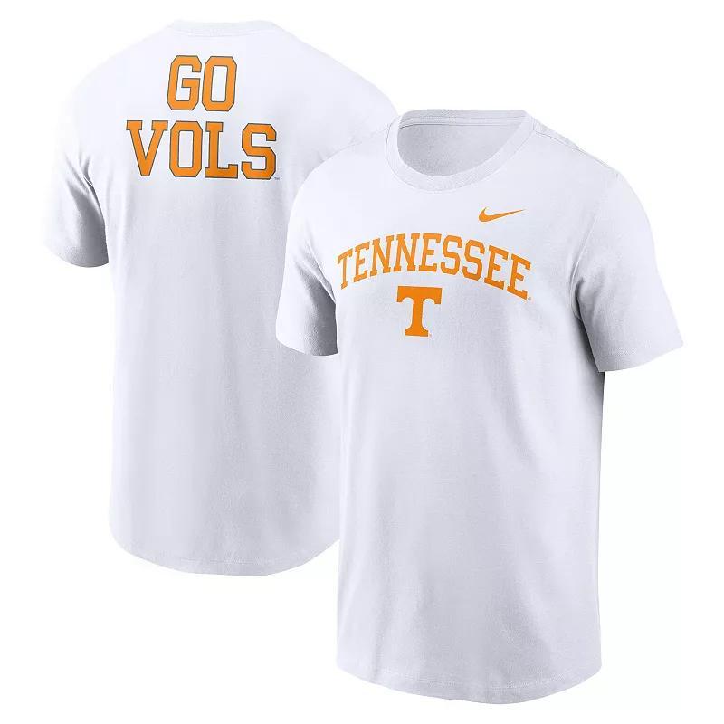 Nike Mens White Tennessee Volunteers Blitz 2-Hit T-Shirt Product Image