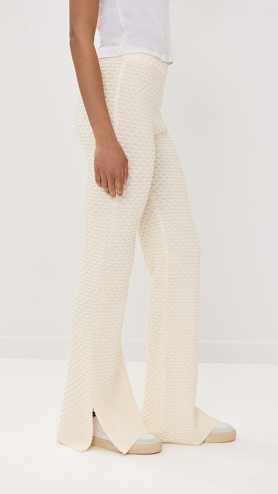 Casablanca Long Textured Summer Trousers | Shopbop Product Image