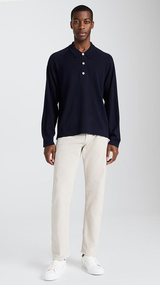 Officine Generale Kass Polo Merino Wool Sweater | Shopbop Product Image