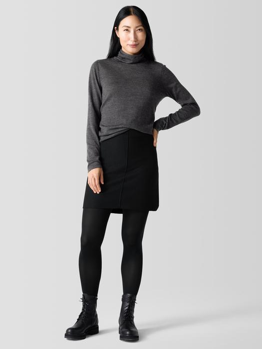 Fine Merino Turtleneck Top in Regenerative Wool Product Image