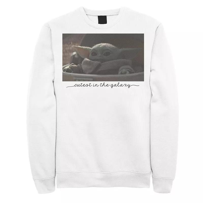 Mens Star Wars The Mandalorian The Child Cutest In The Galaxy Sweatshirt Product Image