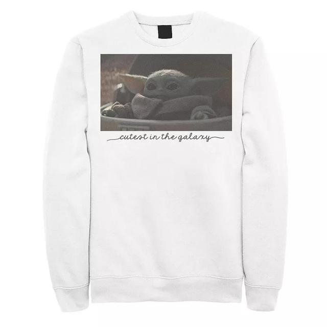 Mens Star Wars The Mandalorian The Child Cutest In The Galaxy Sweatshirt Product Image