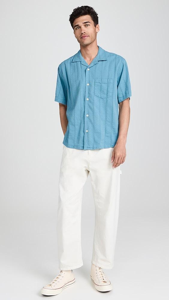 Corridor Striped Seersucker Shirt | Shopbop Product Image