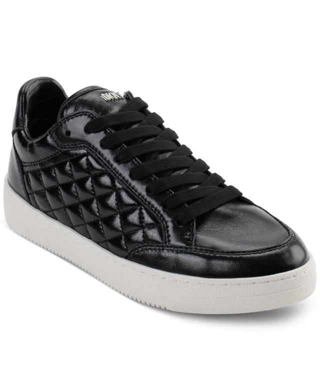 Dkny Womens Oriel Quilted Lace-Up Low-Top Sneakers Product Image