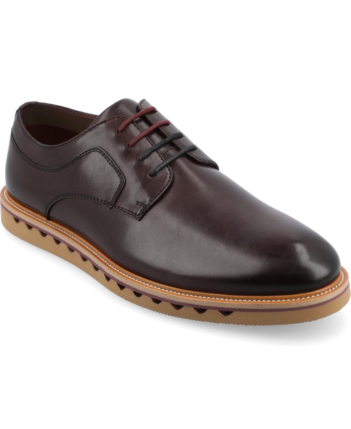 Vance Co. Mens William Tru Comfort Foam Plain Toe Lace-Up Derby Shoes Product Image