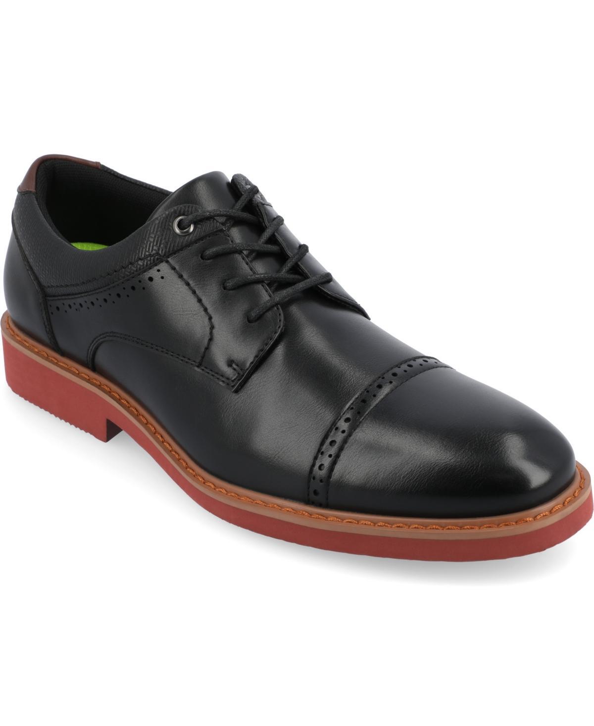 Vance Co. Mens Dexter Tru Comfort Foam Cap Toe Lace-Up Derby Shoes Product Image