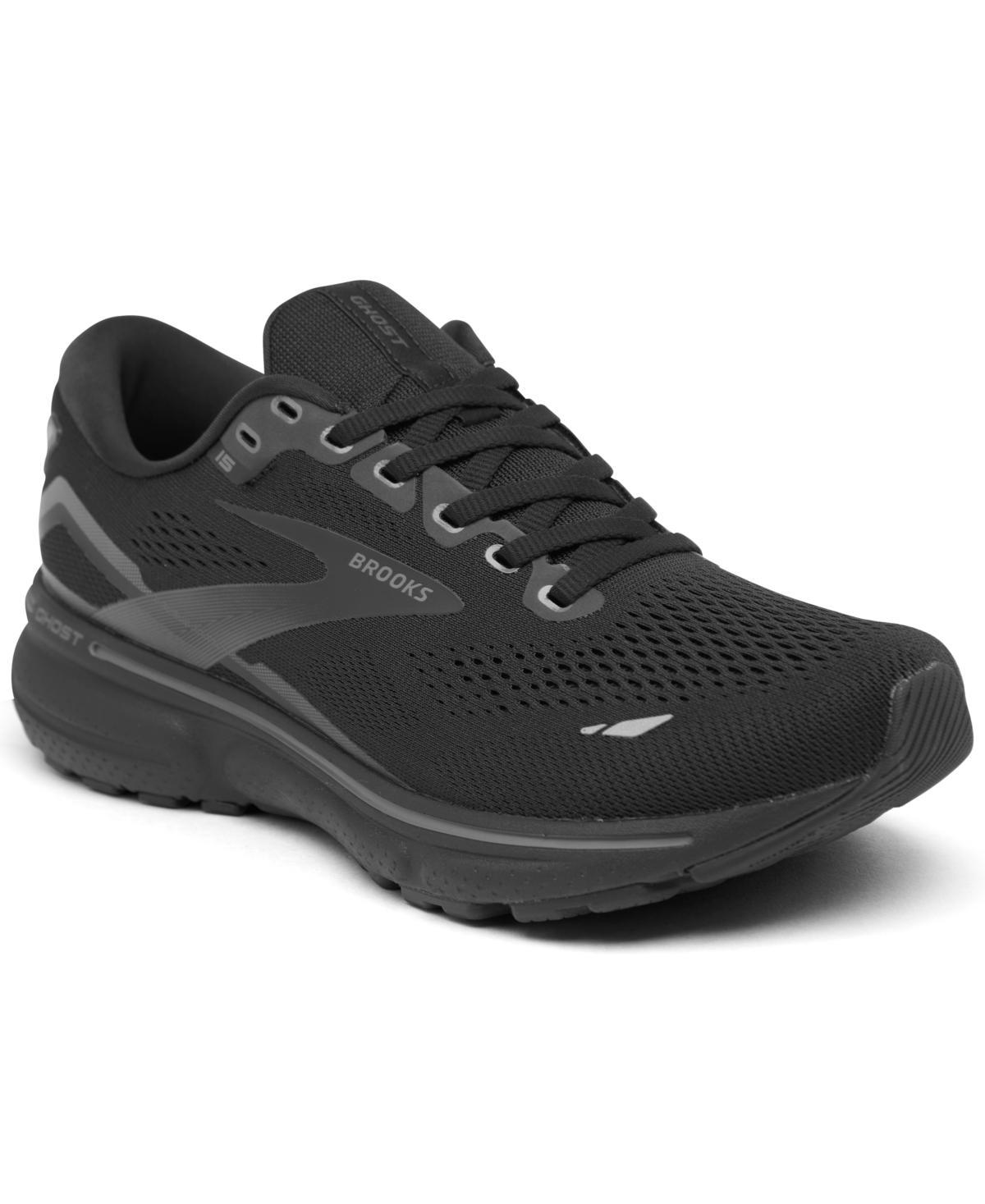 Brooks Womens Ghost 15 Running Sneakers from Finish Line - Black Product Image