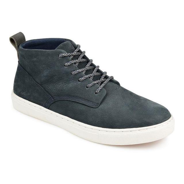 Territory Rove Mens Leather Sneaker Boots Blue Product Image