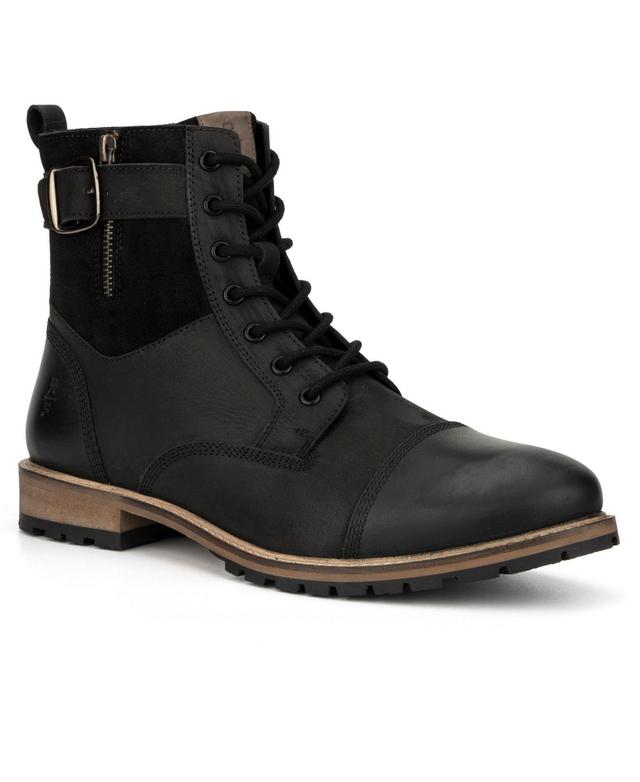 Reserved Footwear Mens Kenton Leather High-Top Boot Product Image