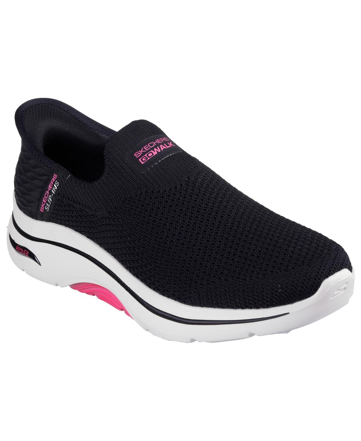 Skechers Womens Go Walk Arch Fit 2.0 - Val Walking Sneakers from Finish Line - Black Product Image