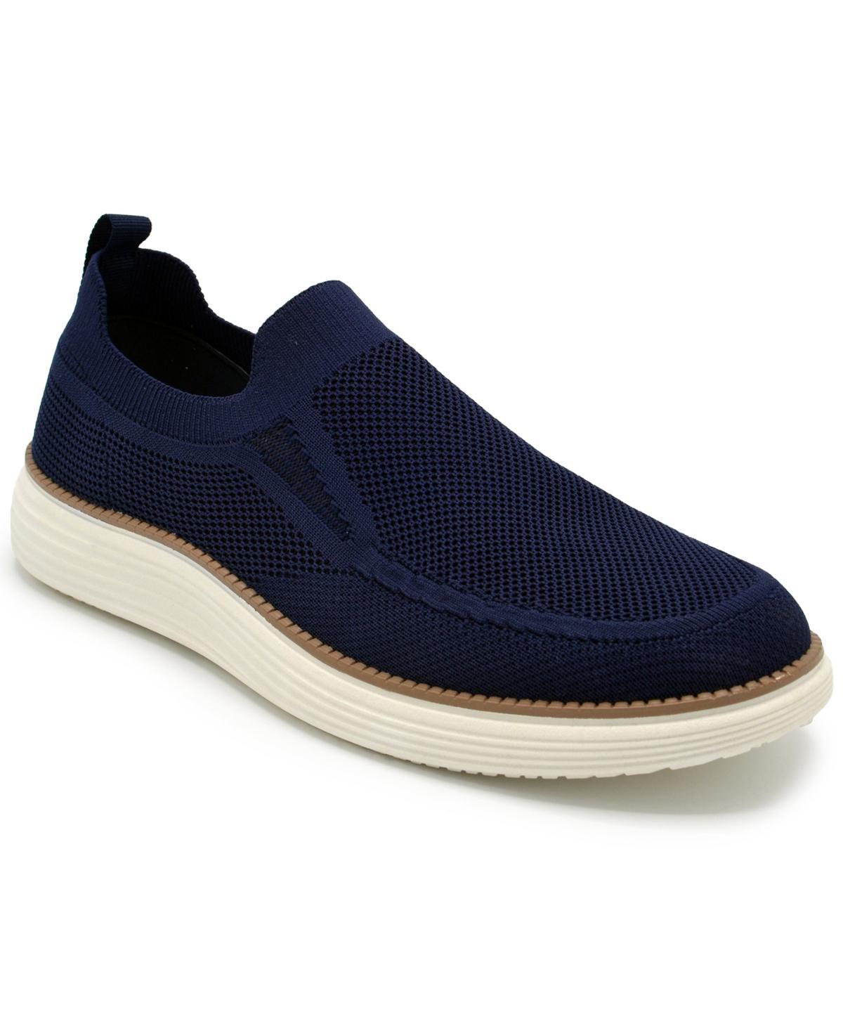 Akademiks Mens Knit Slip-On Shoes Blue Product Image