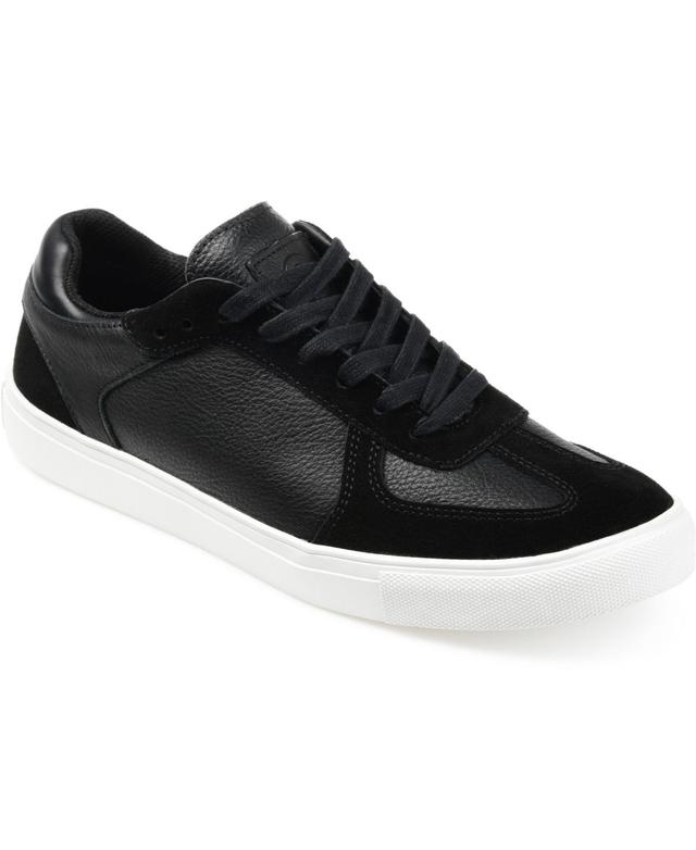 Thomas & Vine Gambit Mens Leather Sneakers White Product Image