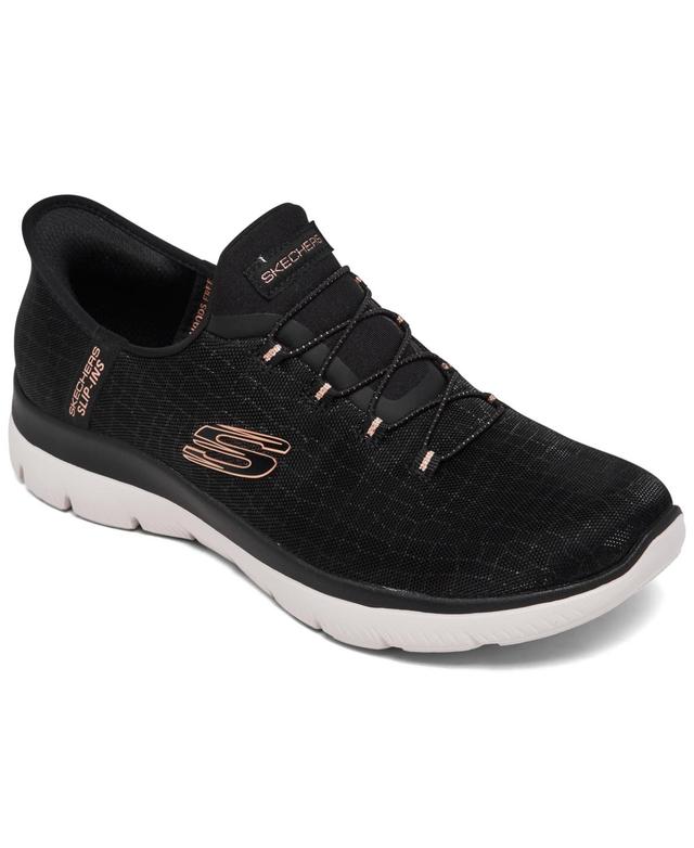 Skechers Womens Slip-Ins- Summit - Classy Night Casual Sneakers from Finish Line - Black Product Image