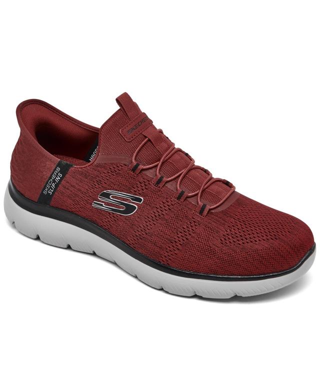 Skechers Mens Slip-Ins: Summits - Key Pace Walking Sneakers from Finish Line - Red Product Image