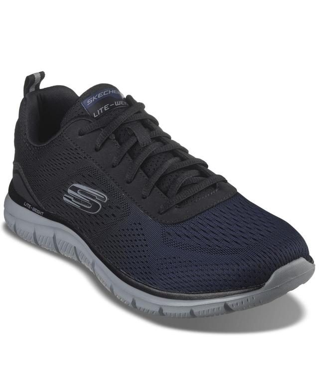 Skechers Mens Track Wide Width Front Runner Training Sneakers from Finish Line - Navy Product Image