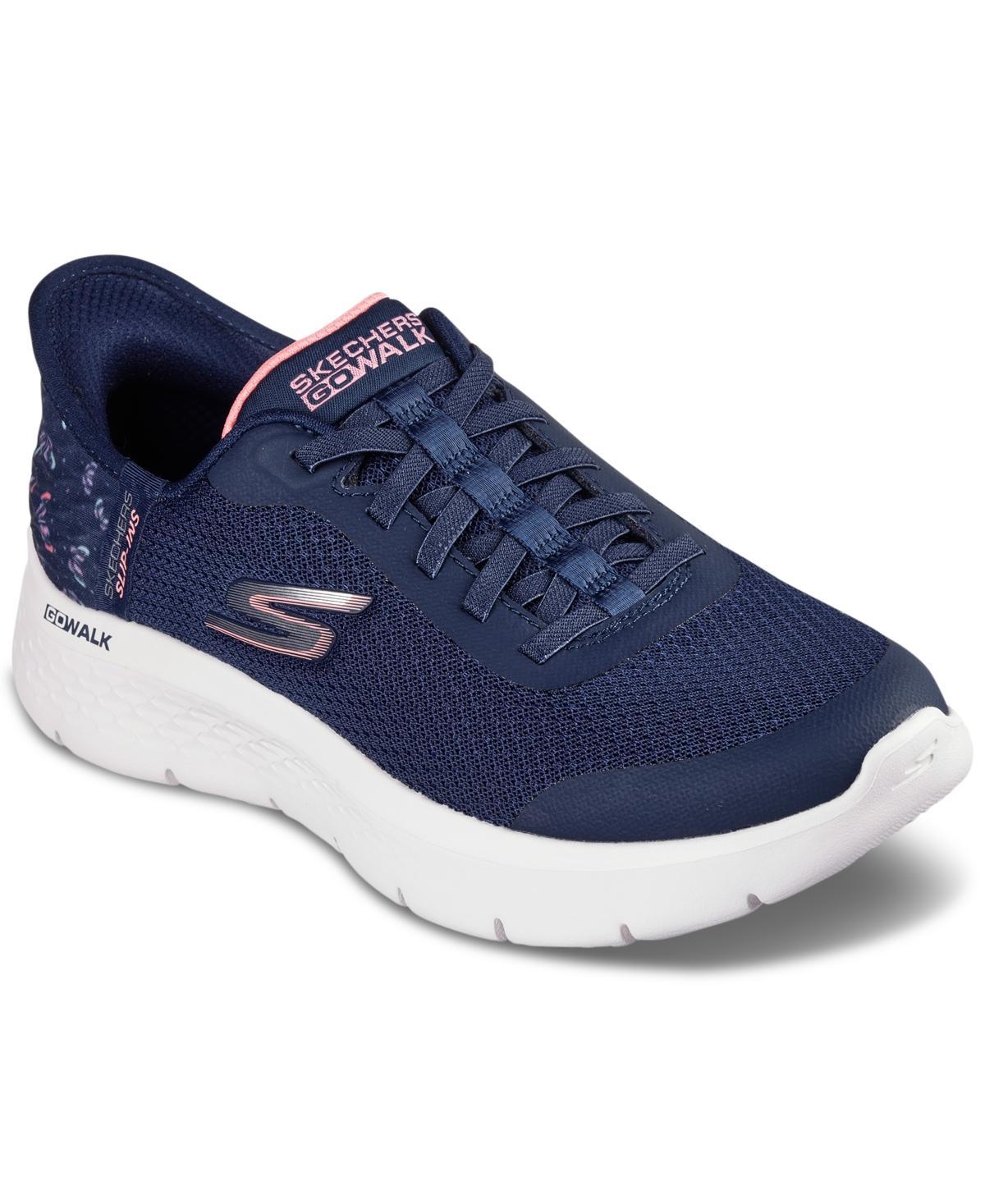 Skechers Womens Slip-Ins: Go Walk Flex - Eva Walking Sneakers from Finish Line - Navy Product Image