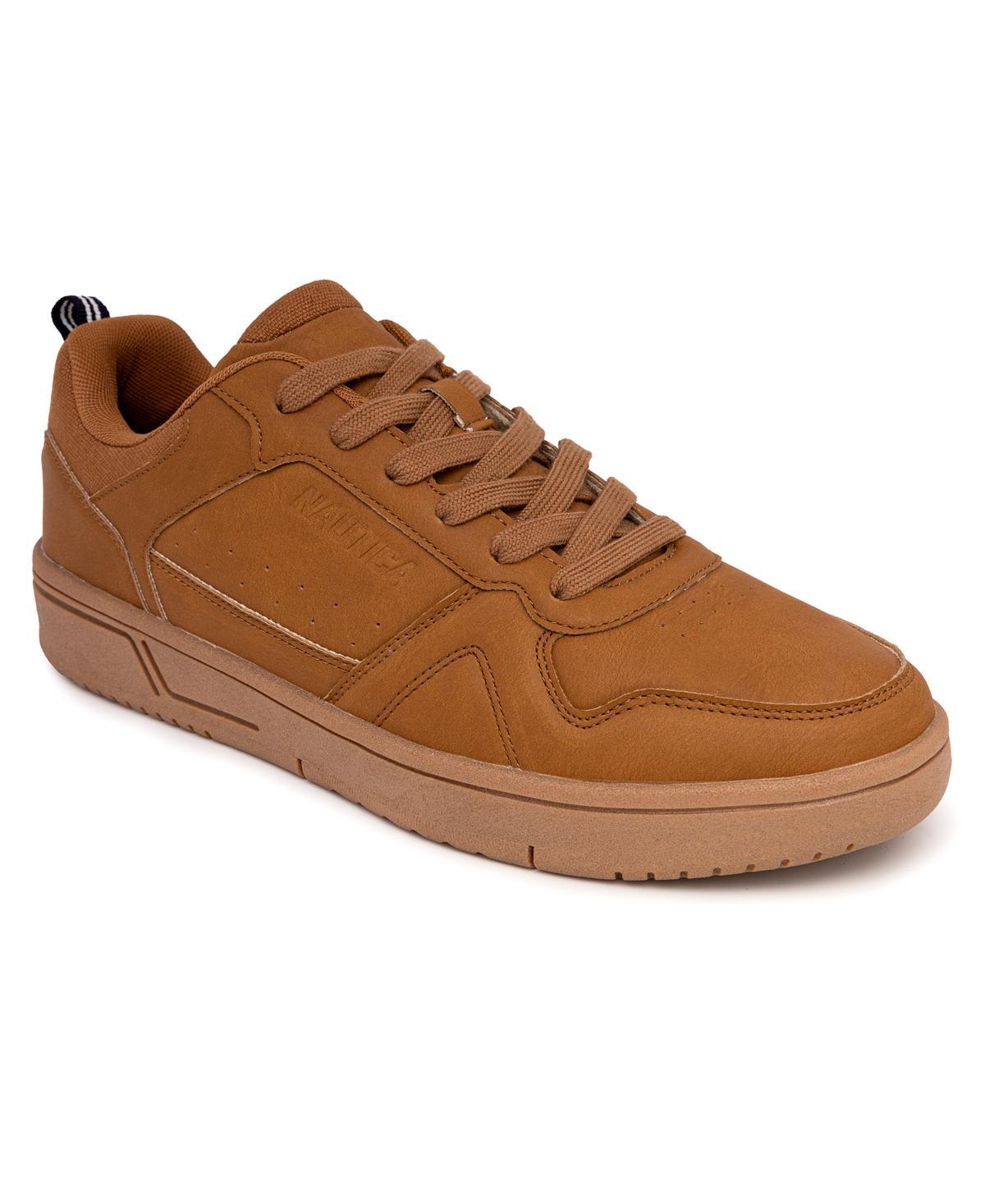 Nautica Mens Bence Flat Casual Sneaker - Wheat Product Image