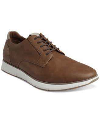 Alfani Mens Faux-Leather Lace-Up Sneakers, Created for Macys Mens Shoes Product Image