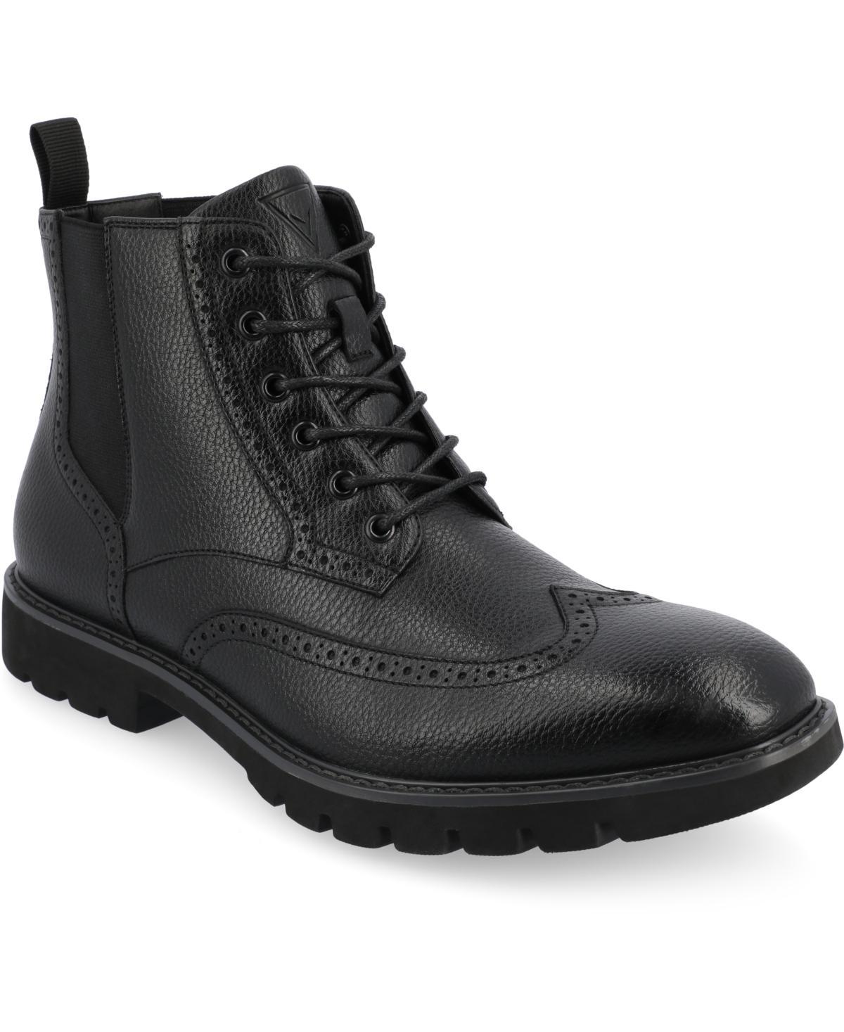 Vance Co. Bowman Tru Comfort Foam Mens Wingtip Ankle Boots Product Image