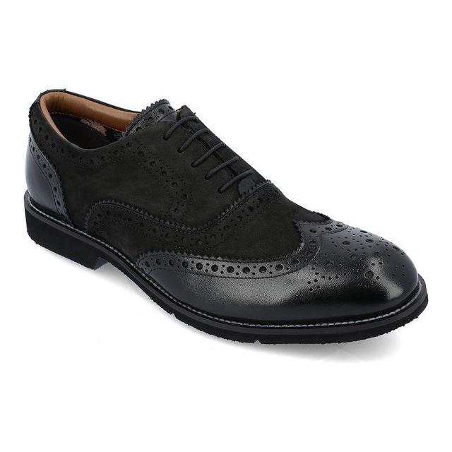 Thomas & Vine Covington Brogue Mens Oxford Dess Shoes Black Product Image