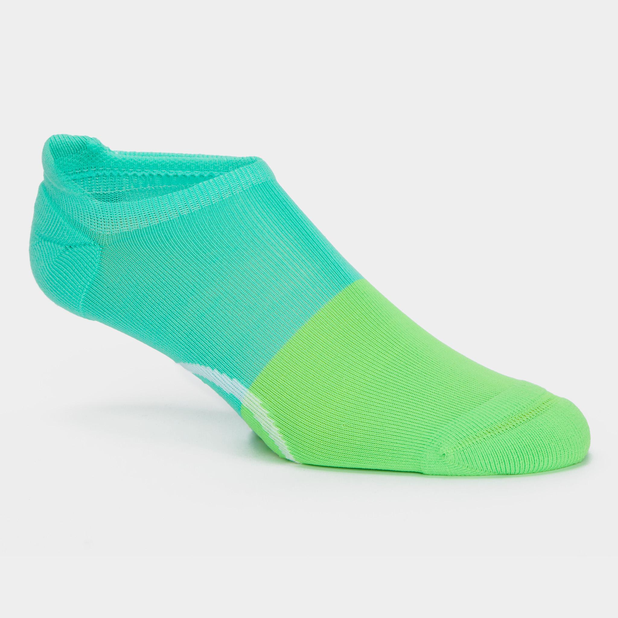 WOMEN'S TWO TONE NYLON NO SHOW SOCK Product Image