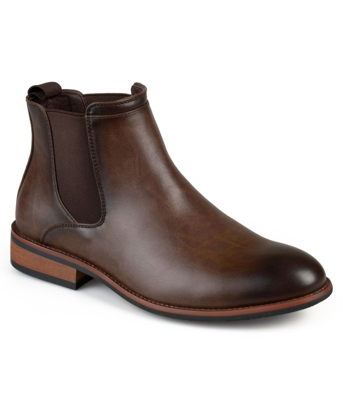 Vance Co. Landon Mens Chelsea Boots Brown Product Image