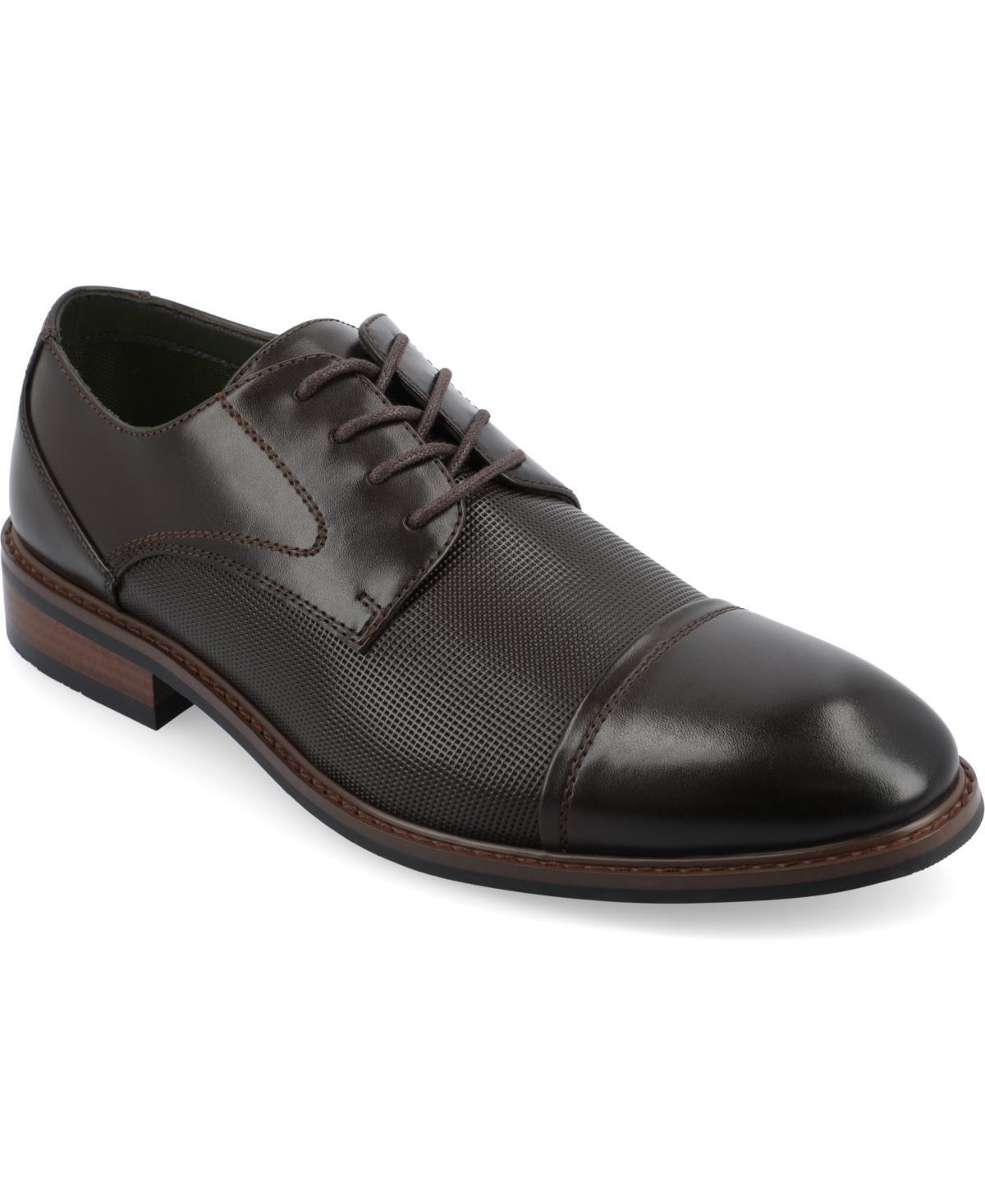 Vance Co. Mens Chandler Tru Comfort Foam Cap Toe Lace-Up Dress Shoes Product Image