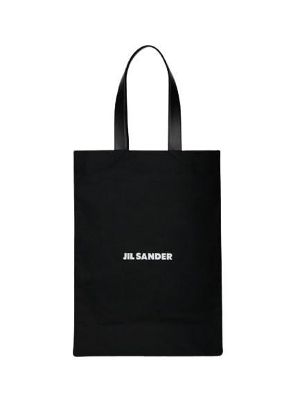 JIL SANDER Book Handbag - Cotton - Black Product Image