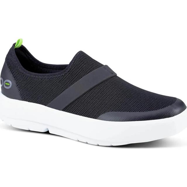 OOFOS Women's OOmg Low Mesh Black) Women's Slip on Shoes Product Image