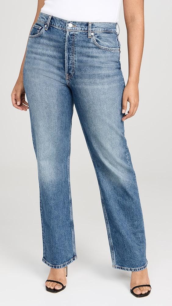 EB Denim High Rise Straight Jeans | Shopbop Product Image