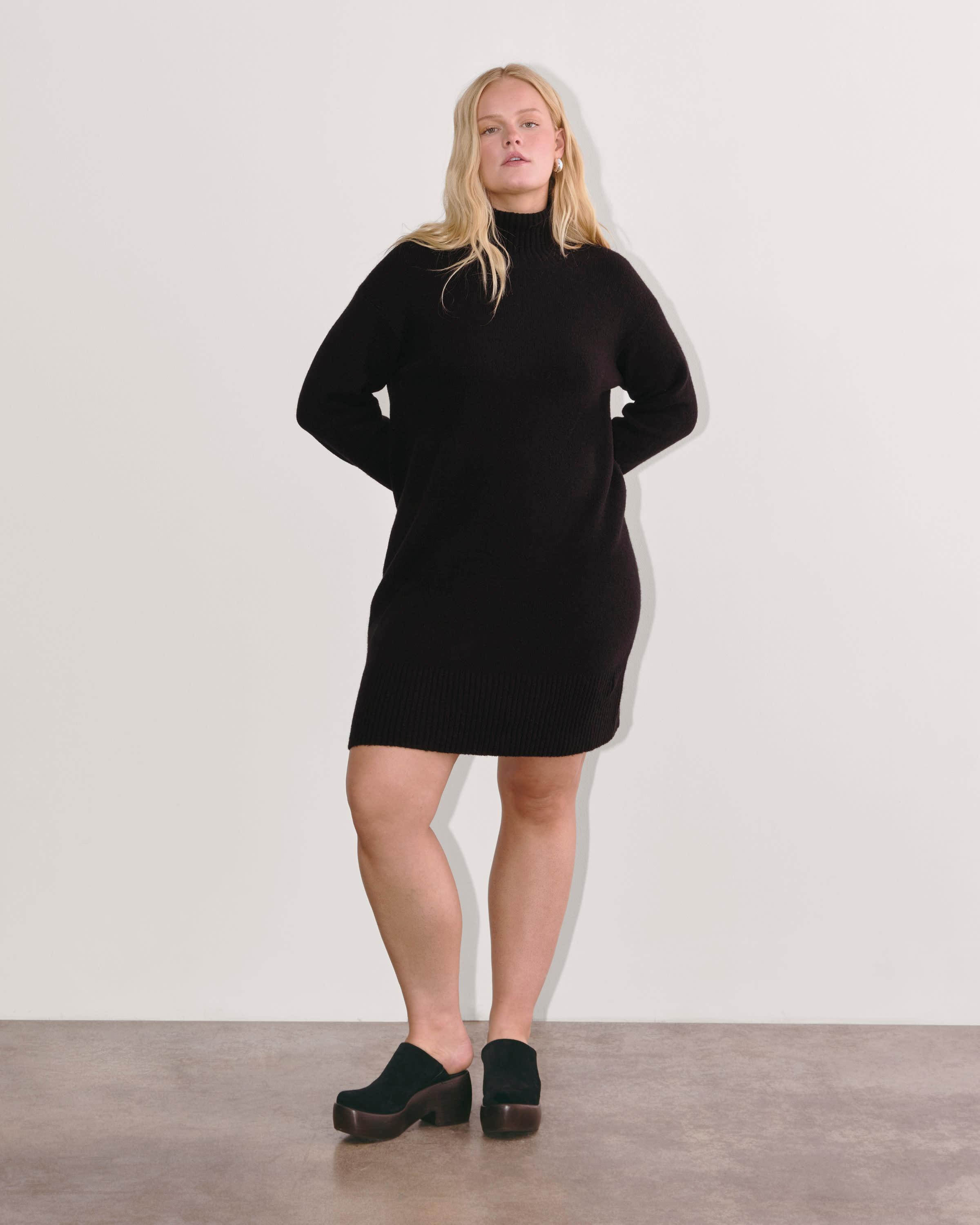 The Sweater Dress in Plush Cotton Product Image