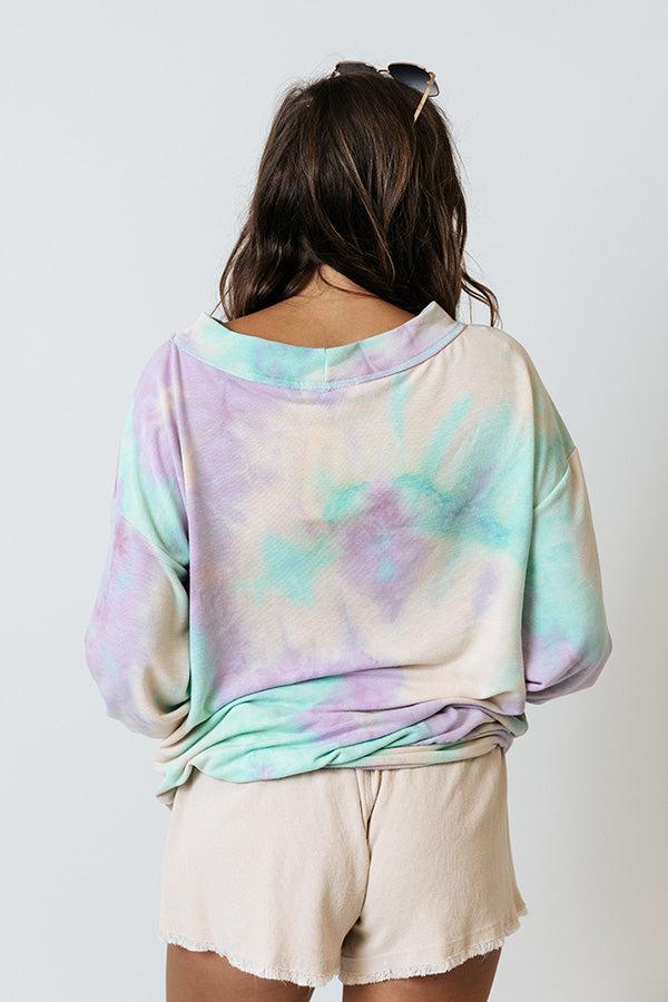 Travel Often Tie Dye Sweatshirt Product Image