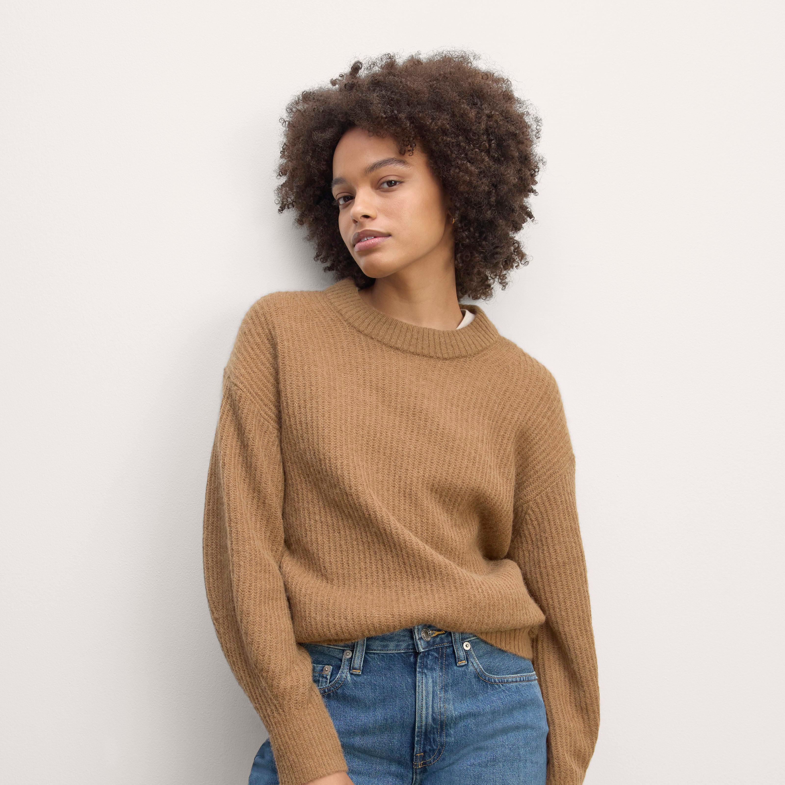 Womens Cocoon Crew in Alpaca Sweater by Everlane Product Image