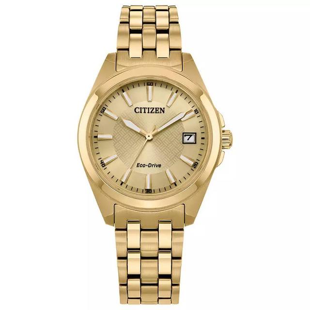 Citizen Eco Classic Gold Tone Stainless Steel Watch, 33.5mm Product Image