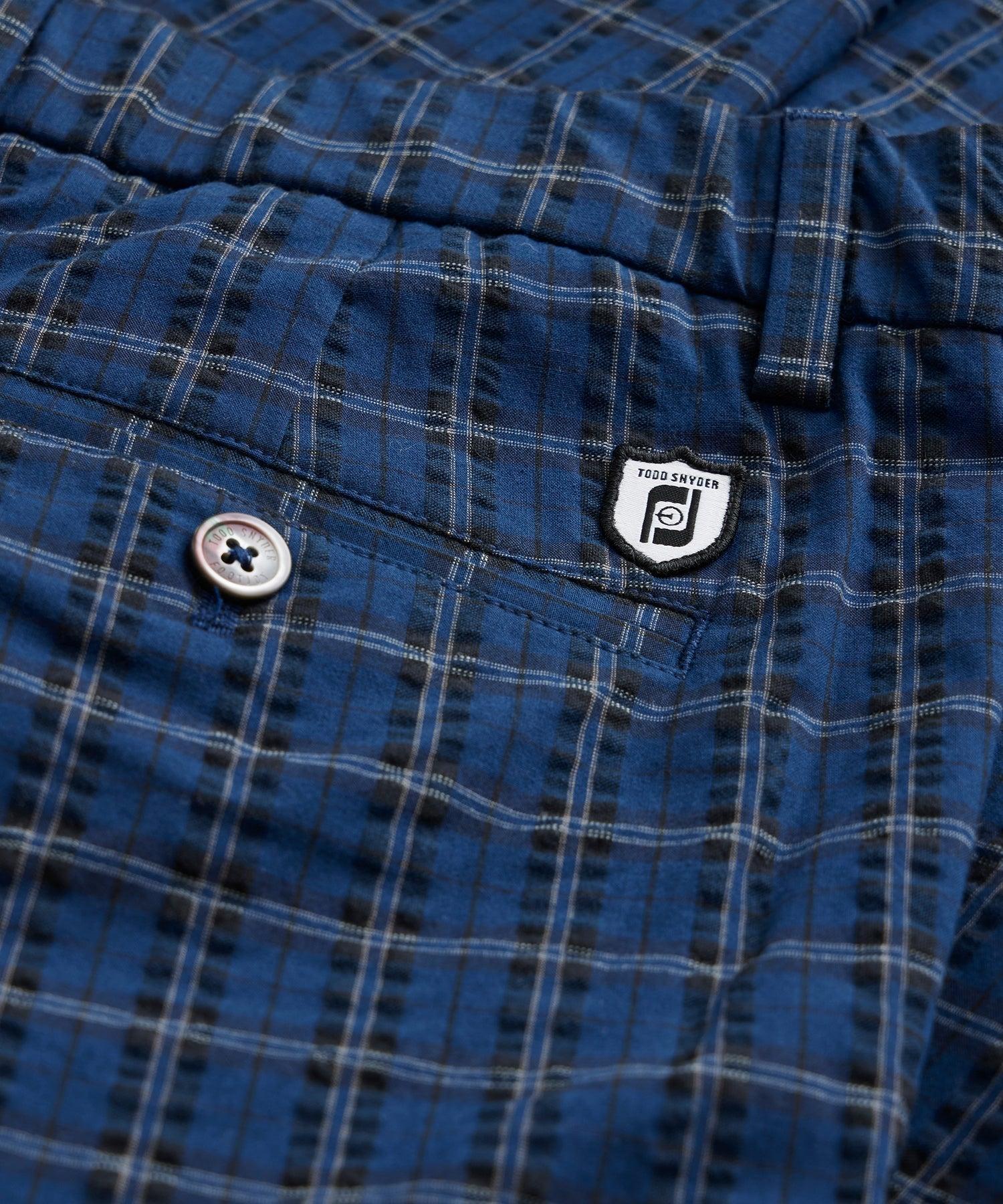 Todd Snyder x FootJoy Seersucker Drawstring Sutton Pant Check Product Image