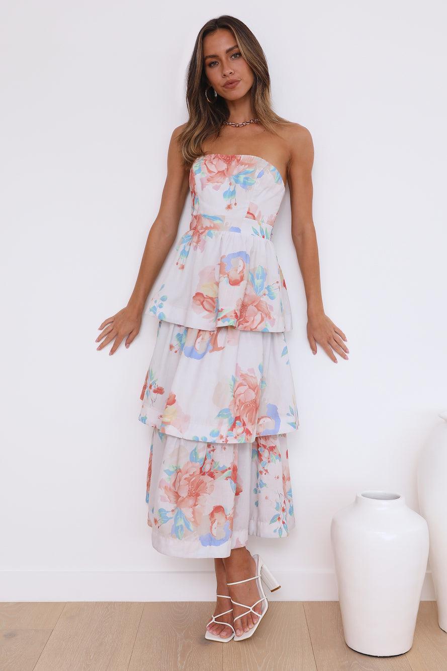 Style Lover Maxi Dress Peach Product Image