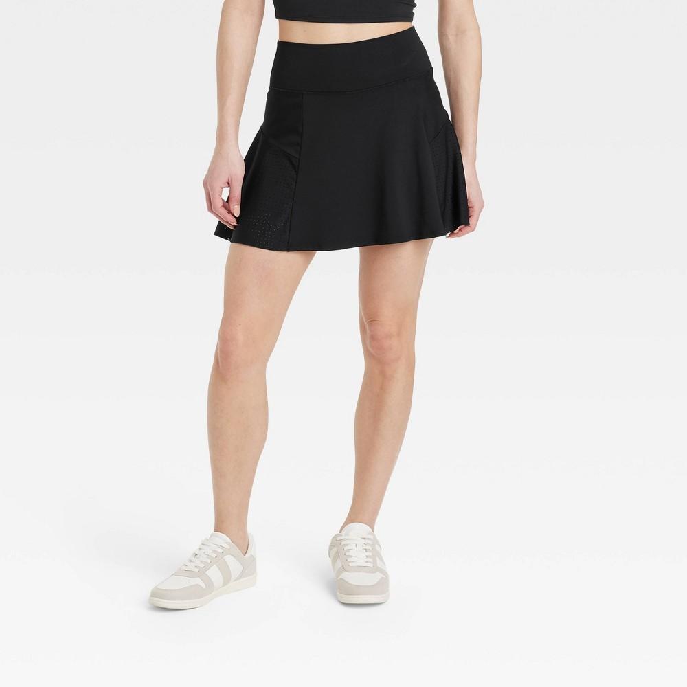 Womens Knit Mesh Skort - All In Motion Black XL Product Image