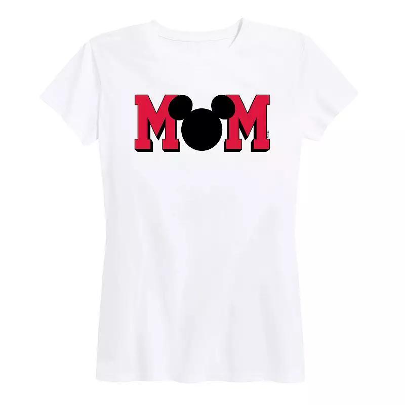 Disneys Mickey Mouse Womens Mom Graphic Tee Product Image