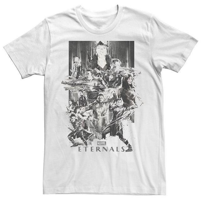 Mens Marvel Eternals Black And Group Poster Tee, Boys Product Image