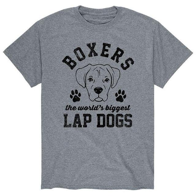 Mens Boxers Tee Grey Product Image