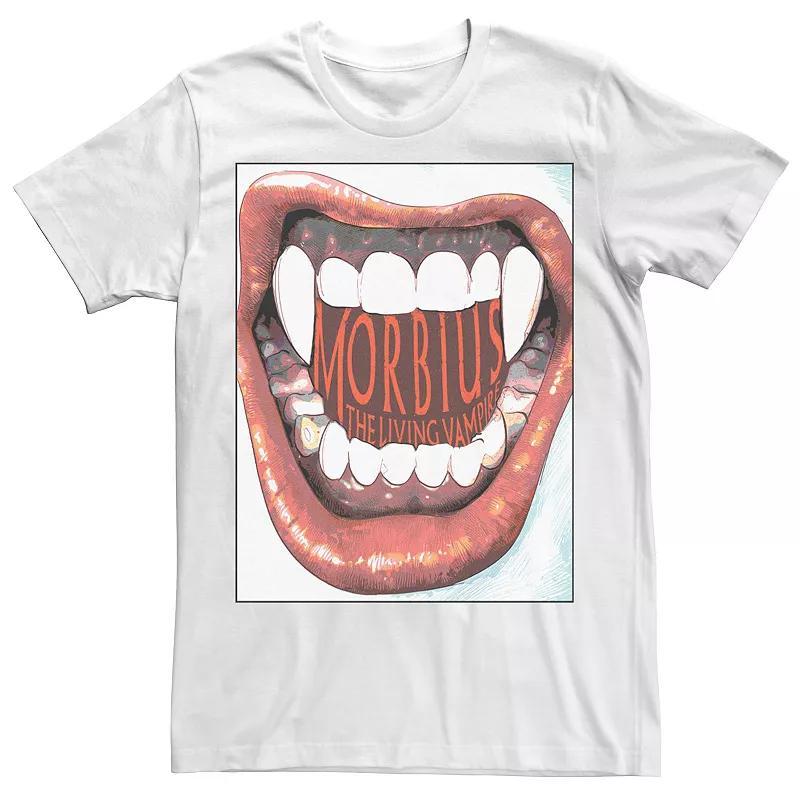 Mens Marvel Morbius The Living Vampire Teeth Tee Product Image