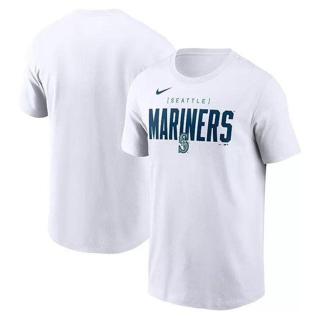 Mens Nike Seattle Mariners Home Team Bracket Stack T-Shirt Product Image