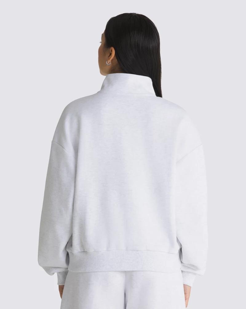 Elevated Double Knit Mock Neck Half Zip Pullover Product Image