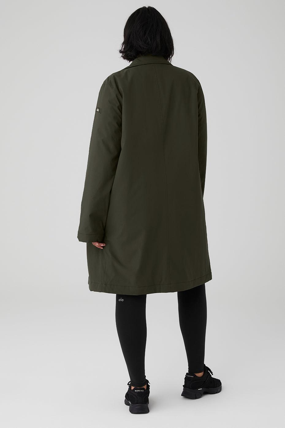 Signature Overcoat - Stealth Green Product Image