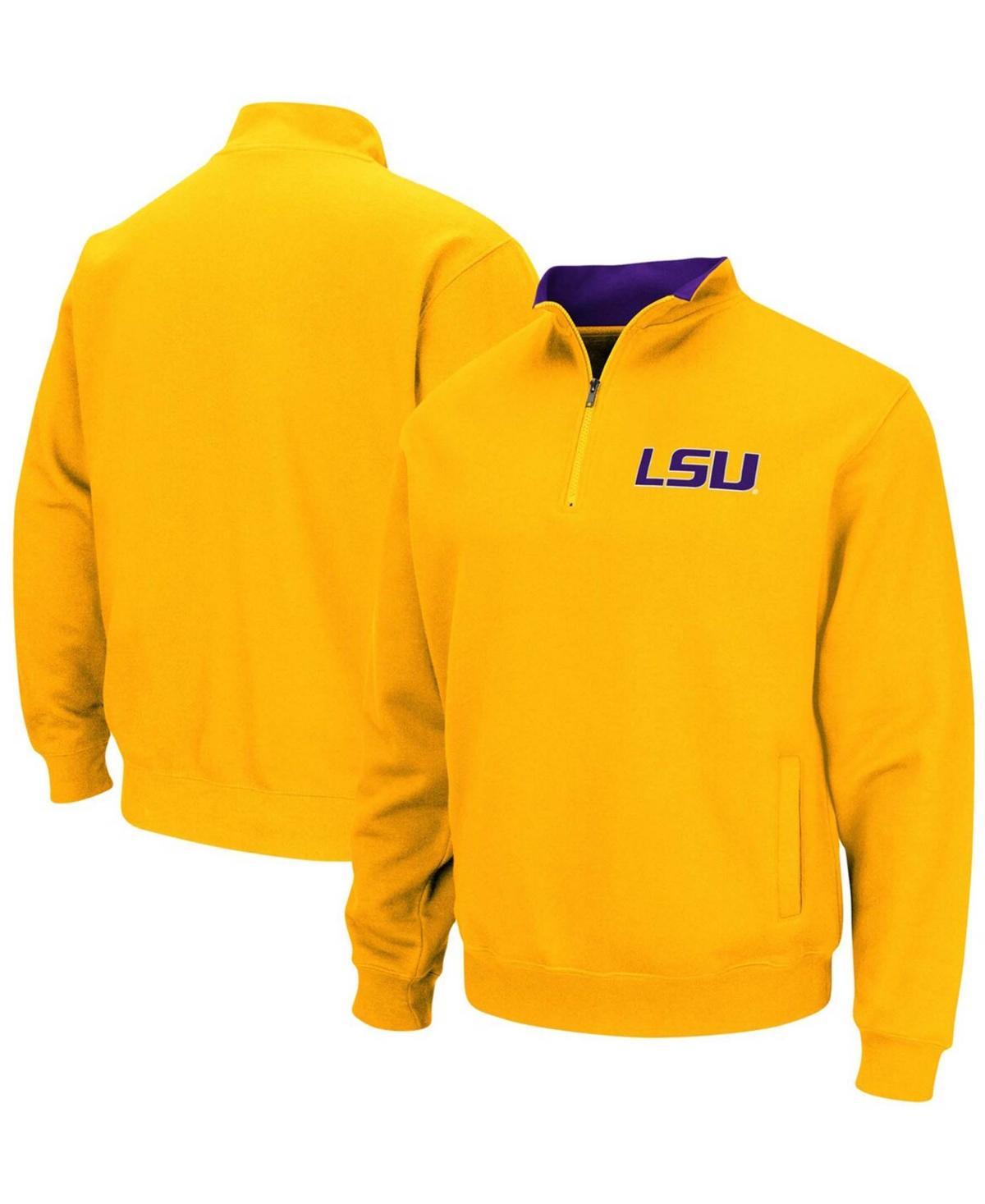 Mens Gold Lsu Tigers Tortugas Logo Quarter-Zip Jacket Product Image