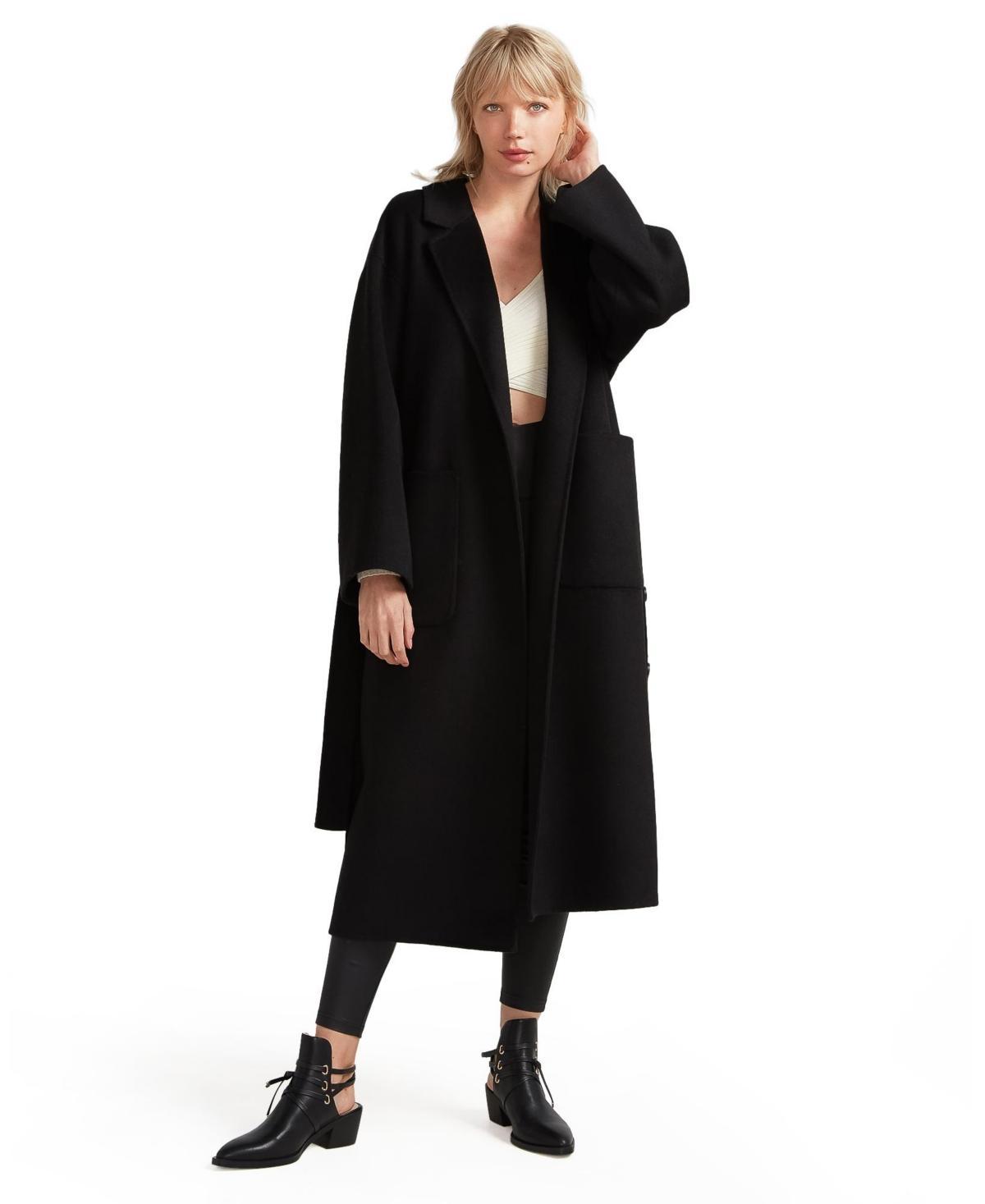 Women Belle & Bloom Wide Awake Split Hem Overcoat Product Image