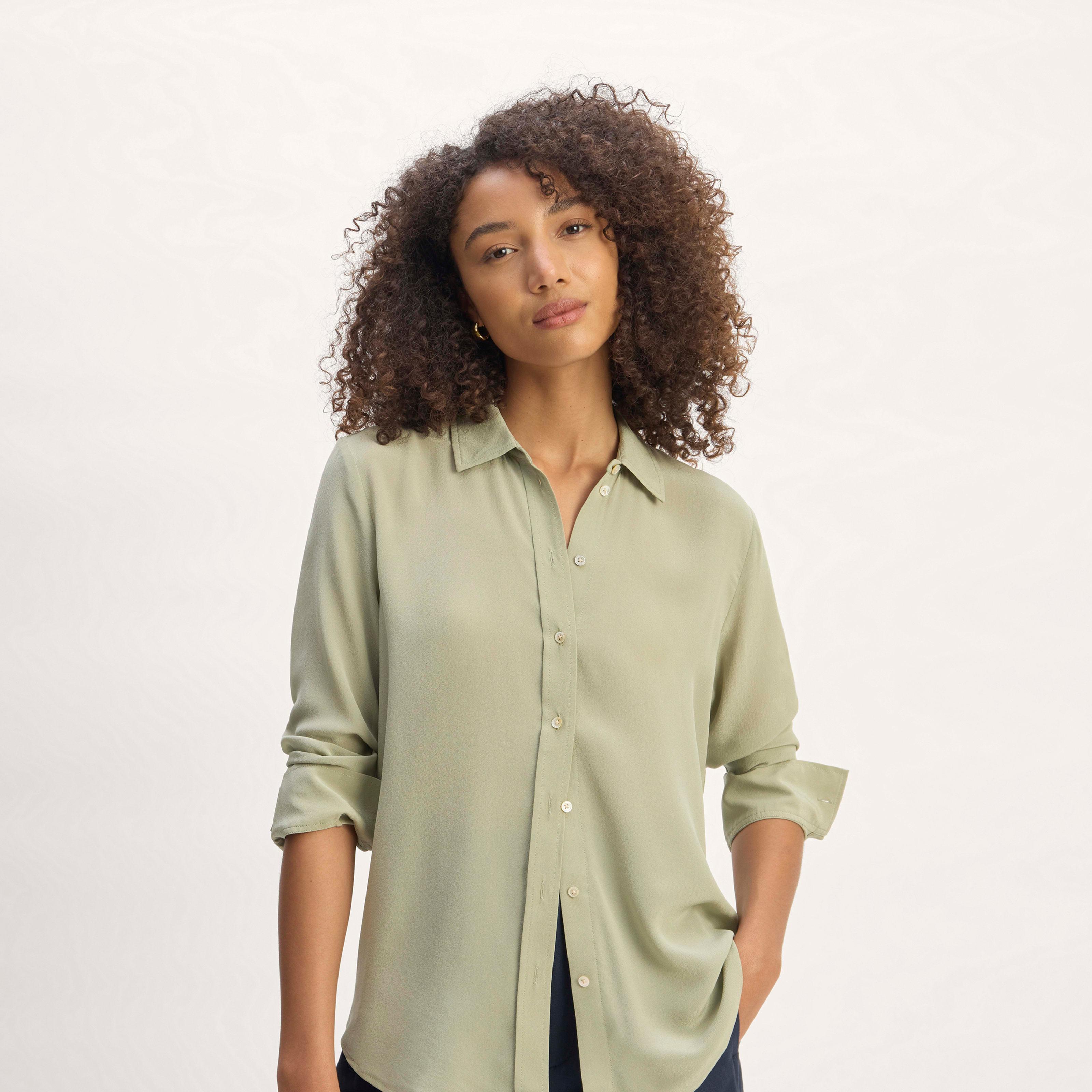 The Must-Have Shirt in Washable Silk Product Image